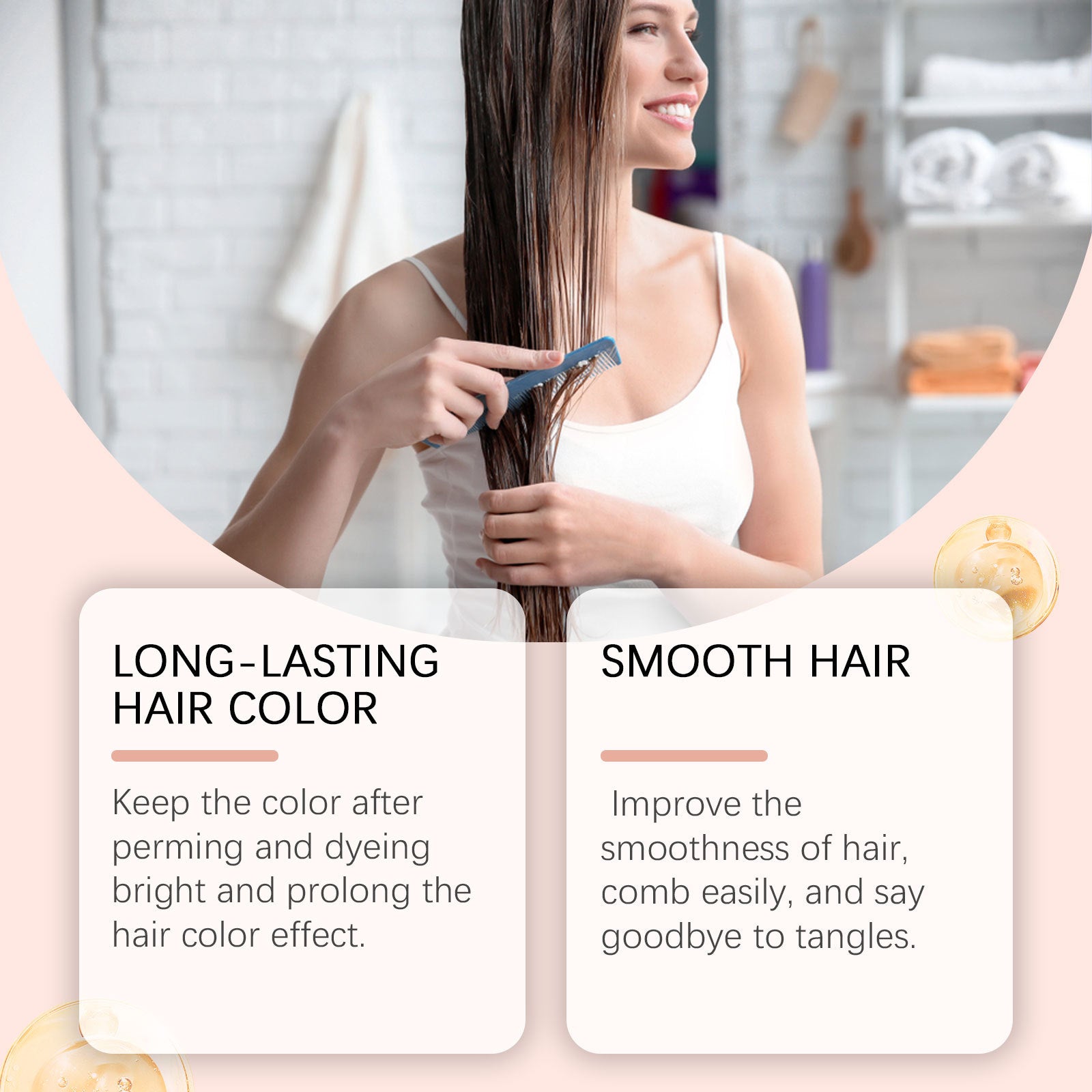 Hot Dyeing Hair Care Spray Smooth Hair Care Improvement