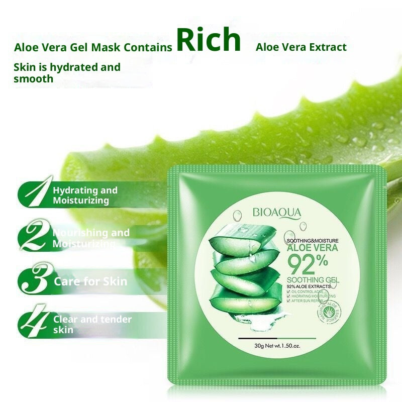 Hydrating Skin Care Aloe Vera Gel Facial Mask