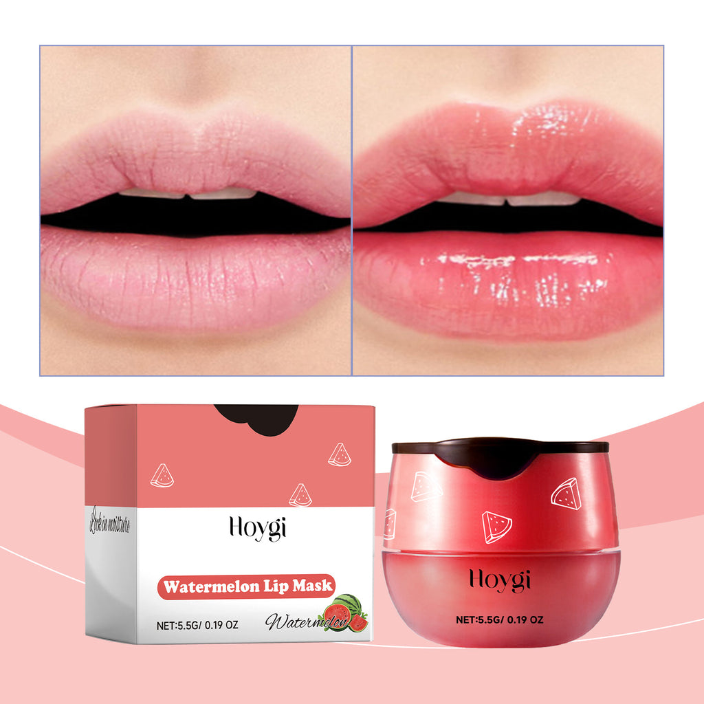 Hoygi Watermelon Lip Mask, Lighten Lip Lines, Remove Dead Skin, Moisturize, Prevent Dry And Crack Lip Mask, Moisturize And Care Lip Mask